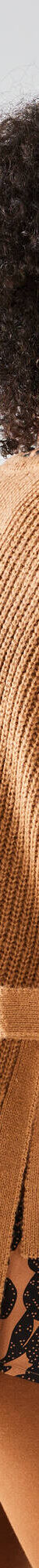 Pull tunique sans manches, maille anglaise toucher doux (caramel) Pull tunique sans manches, maille anglaise toucher doux (caramel)